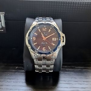 Bulova Blue Face Men's Watch